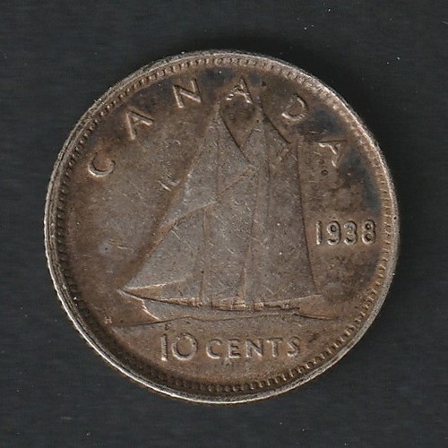 Cents argent canada - canada, 1938